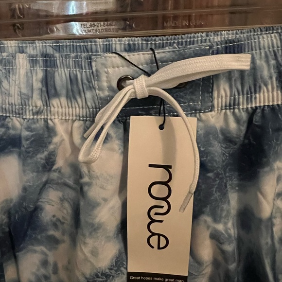 NONWE woman’s swim shorts NWT ice blue size medium. - Picture 4 of 4